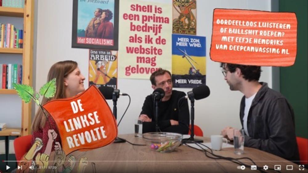 Eefje Hendriks over deep canvassing in De Linkse Revolte