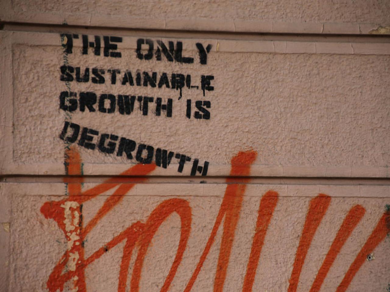 The only sustainable growth is degrowth